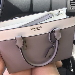 Kate Spade Cameron Med. Satchel Gray Shoulder Bag